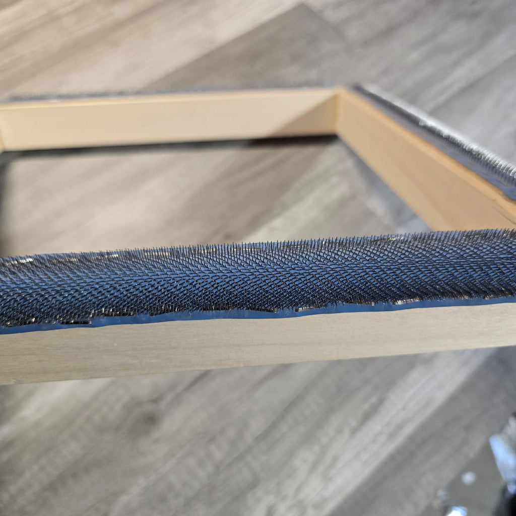 Punch Needle Frame – Handmade Aspen Wood Gripper Frame