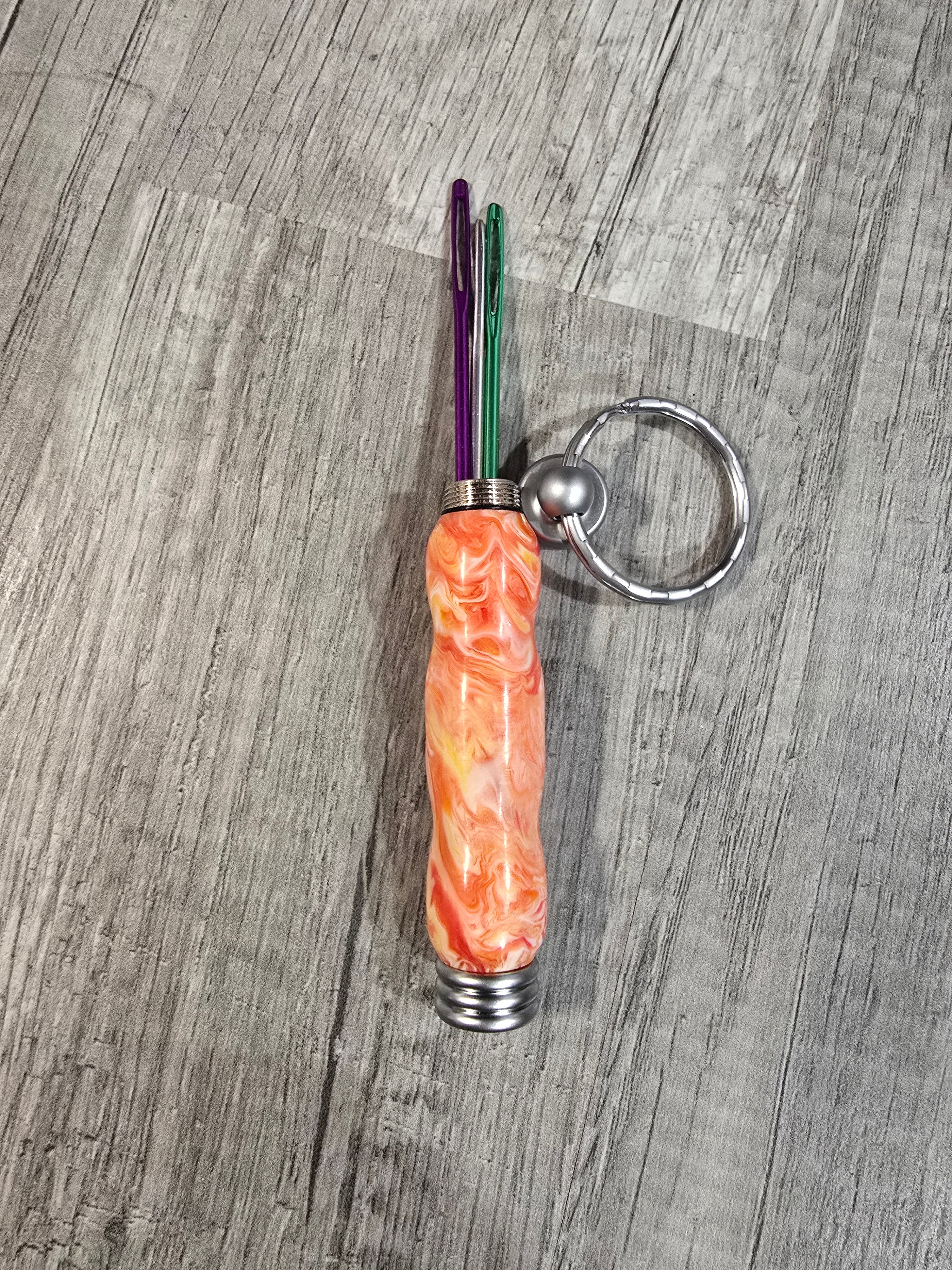 Tapestry / Darning Needle Holder Keychain