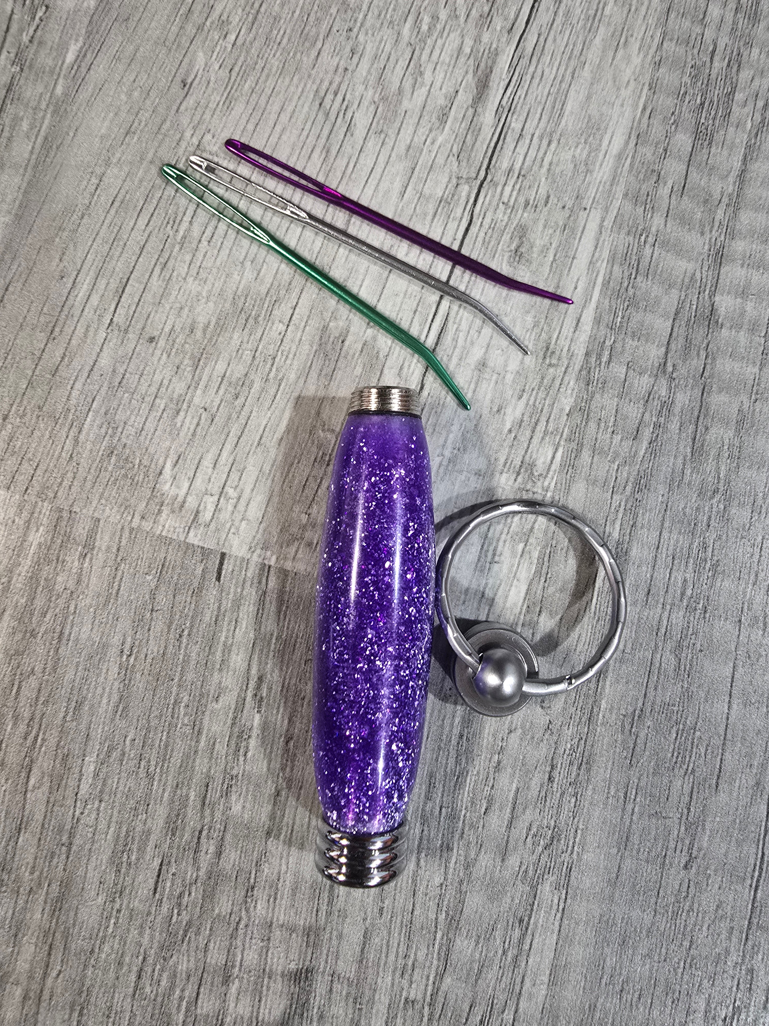 Tapestry / Darning Needle Holder Keychain