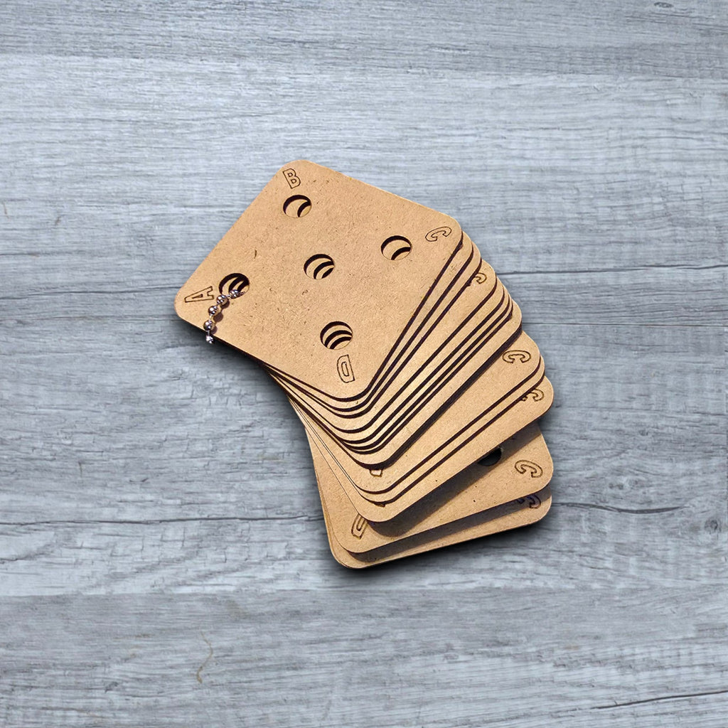 2x2 Tablet Weaving Cards | Card Weaving & Band Weaving Tool for Inkle Loom and Tablet Weaving
