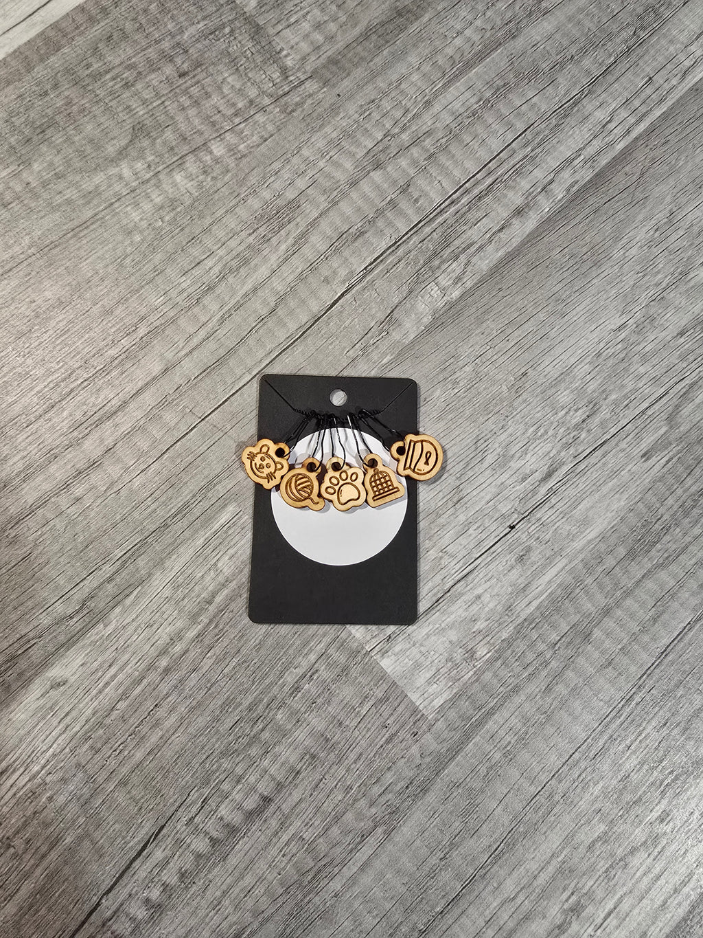 Stitch Marker Sets - Wood and Acrylic for knit or crochet