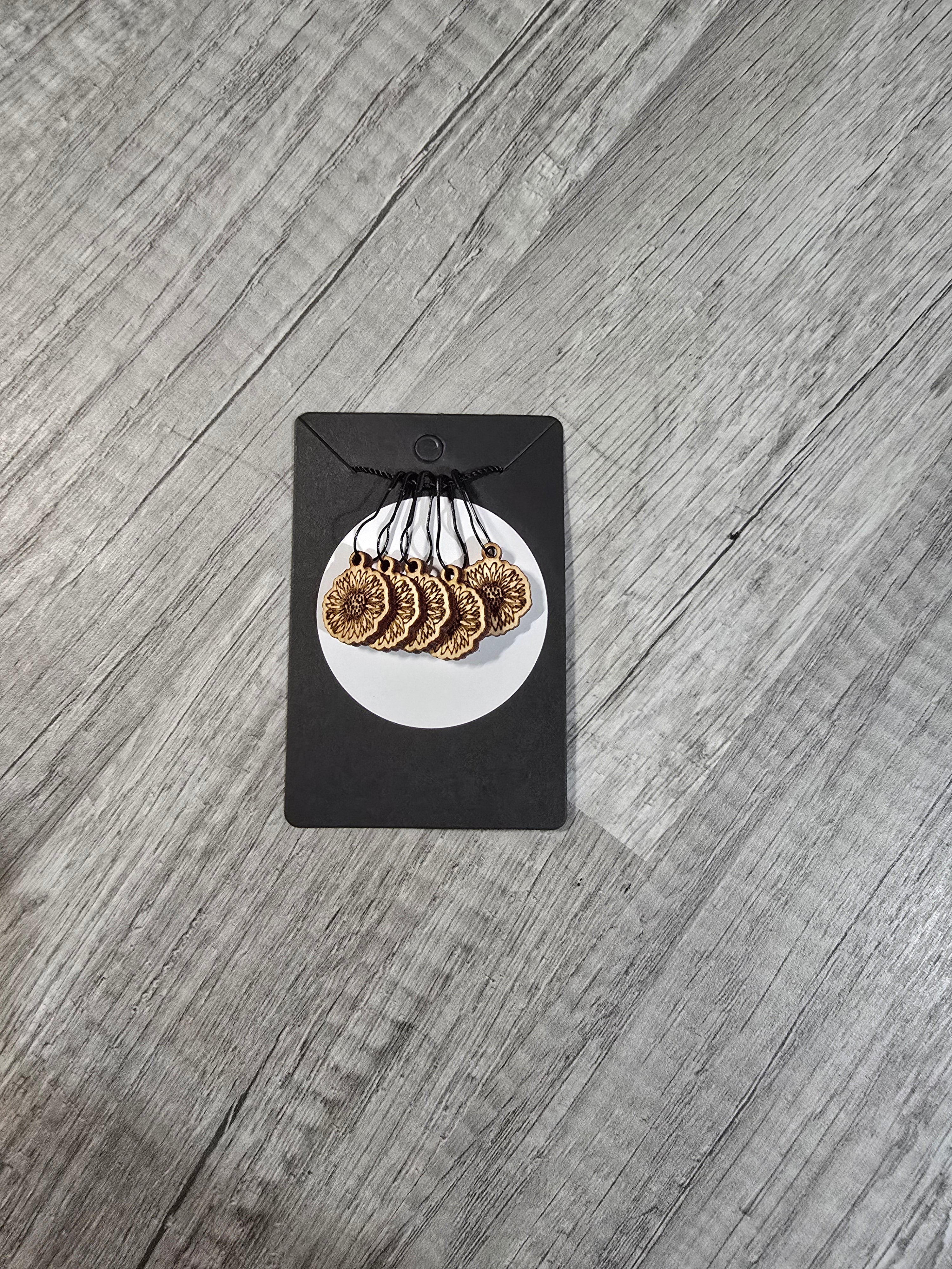 Stitch Marker Sets - Wood and Acrylic for knit or crochet