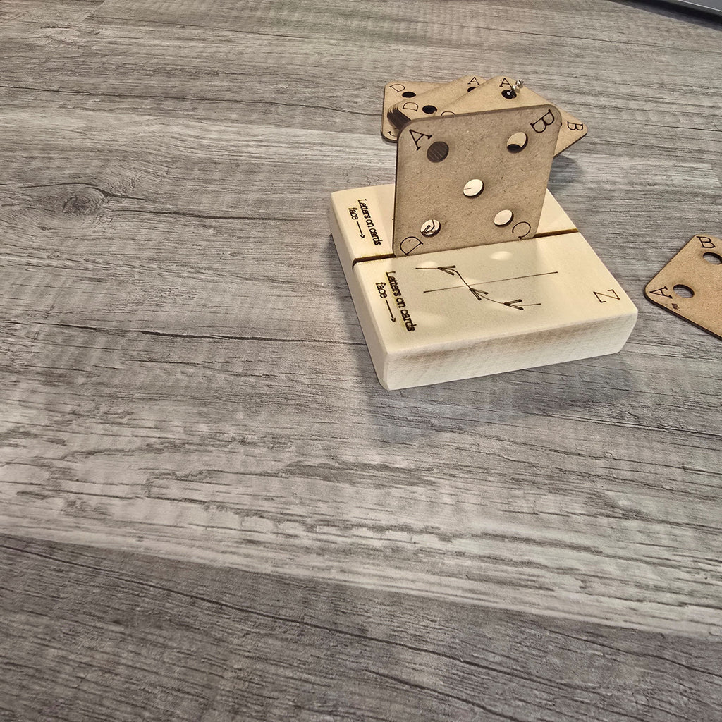 Tablet Weaving Threading Block | Card Weaving Warping Tool for Tablet Weaving Cards
