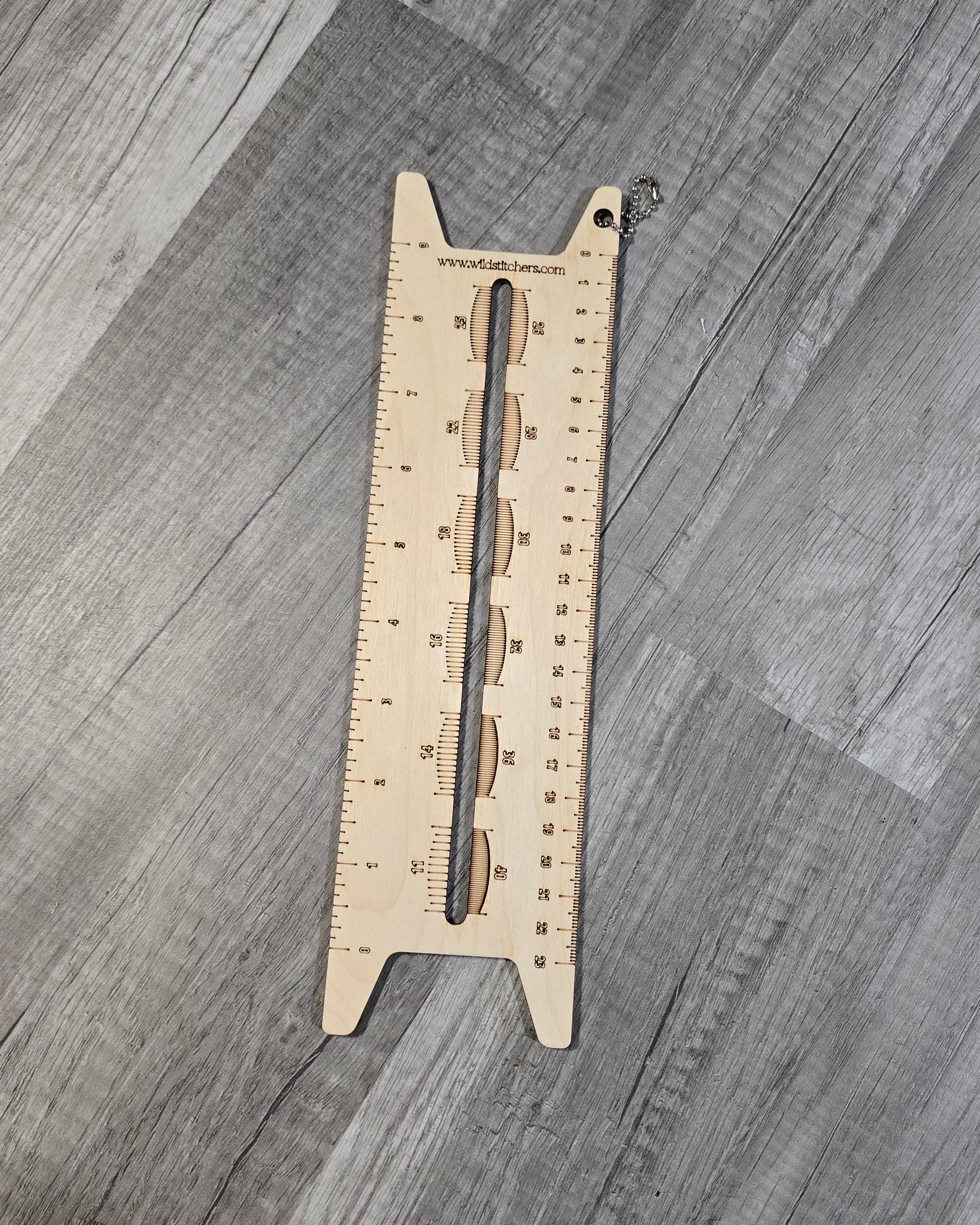 9 in Cross Stitch - Needle point Ruler