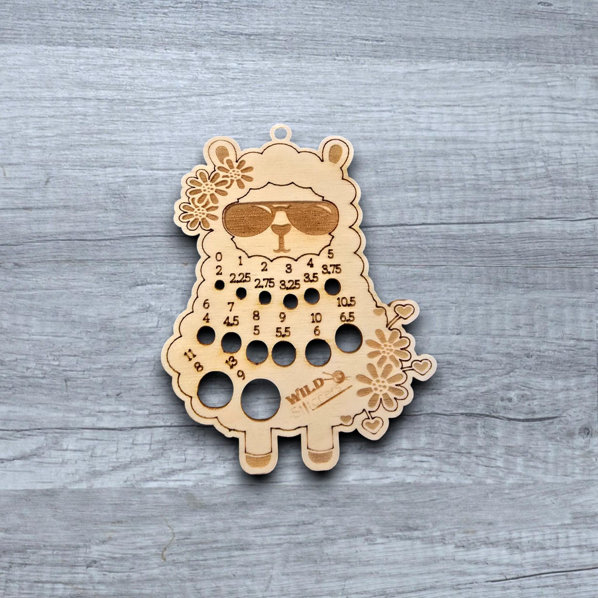 Knitting Needle Gauge - gift for knitters