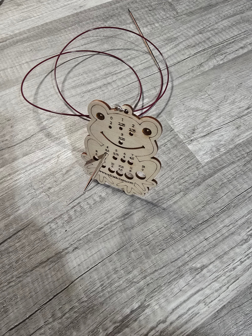 Knitting Needle Gauge - gift for knitters