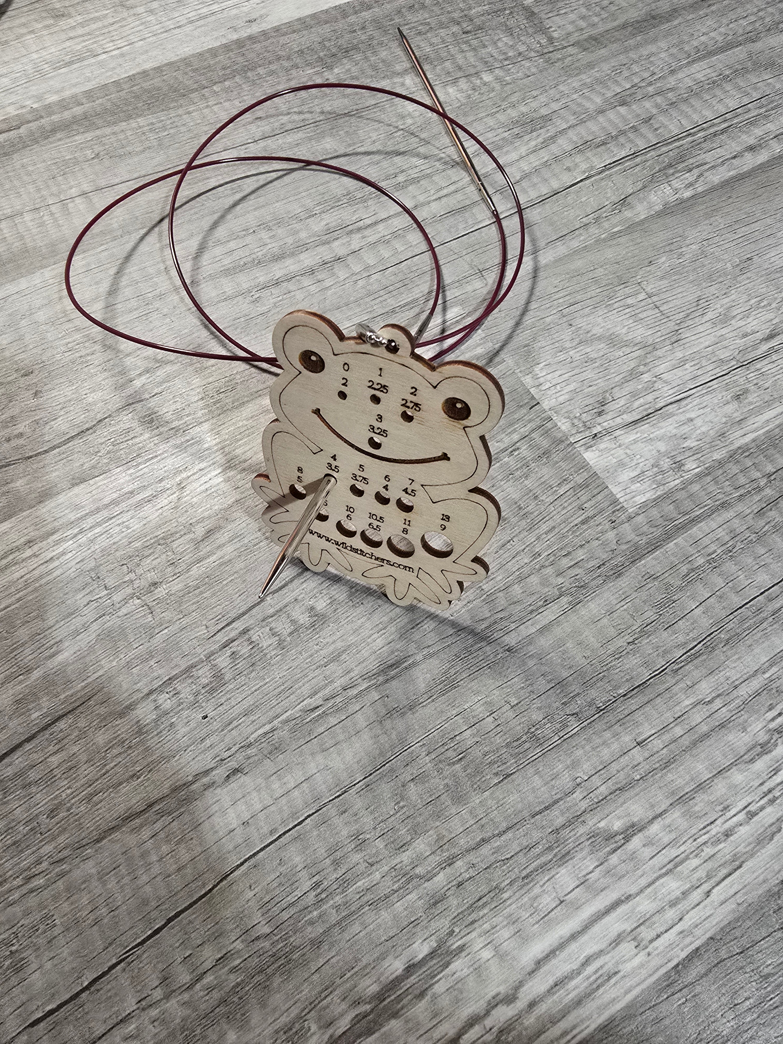 Knitting Needle Gauge - gift for knitters