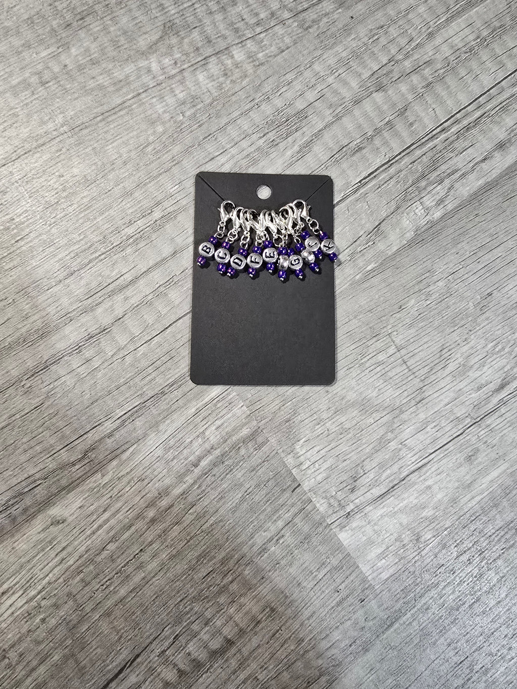 Stitch Marker Sets - Wood and Acrylic for knit or crochet