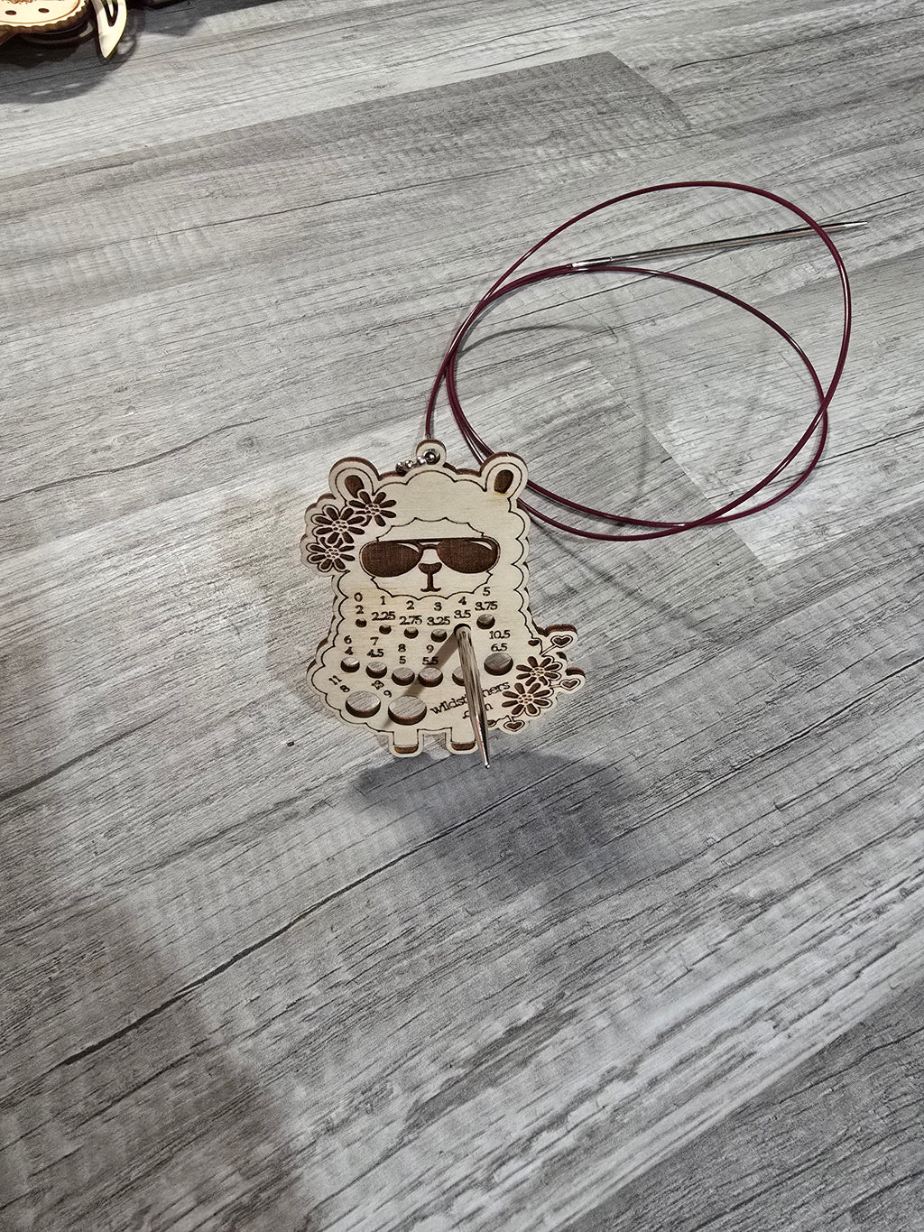 Knitting Needle Gauge - gift for knitters