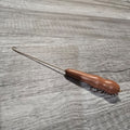 Handcrafted Wooden Orifice Hook | Brass Hook for Spinning Wheels