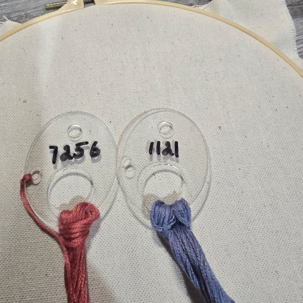 Reusable Acrylic Floss Drops | Embroidery Thread Organizer | Wild Stitchers