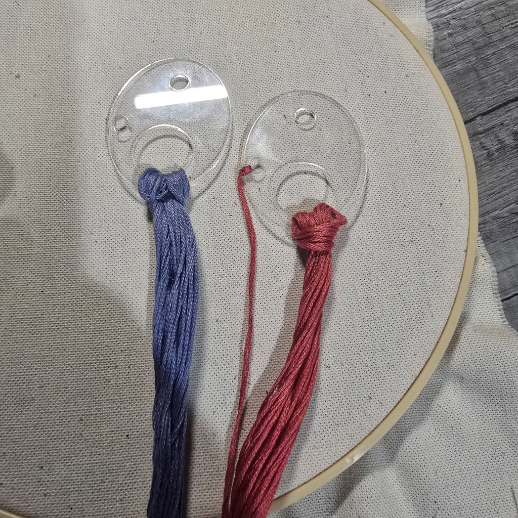 Reusable Acrylic Floss Drops | Embroidery Thread Organizer | Wild Stitchers
