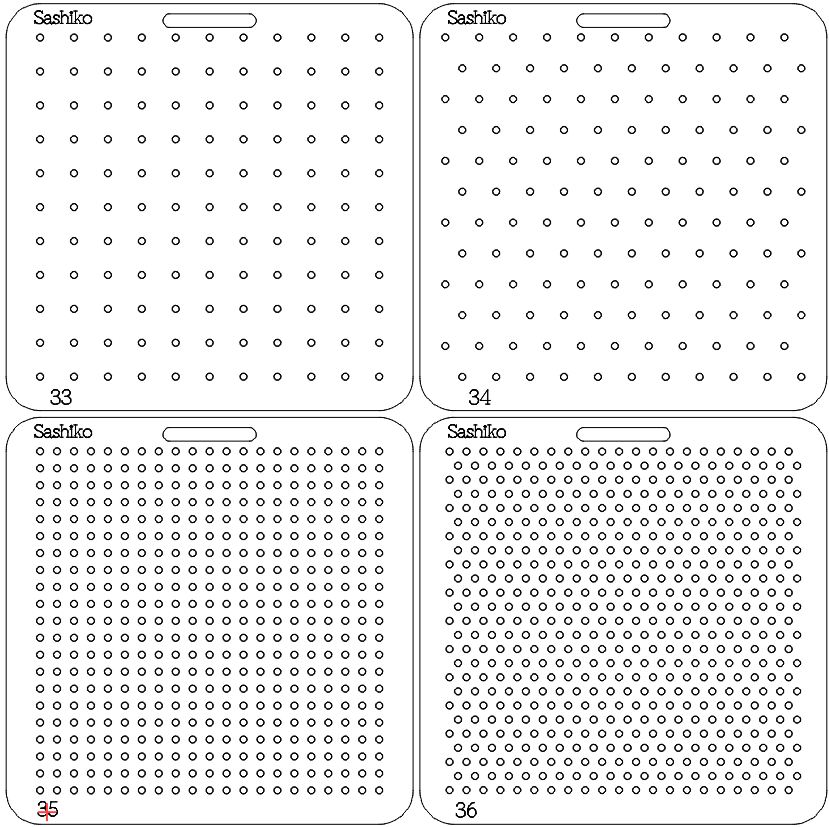 Sashiko Design Templates | Reusable Sashiko Stencils for Traditional Japanese Embroidery Patterns