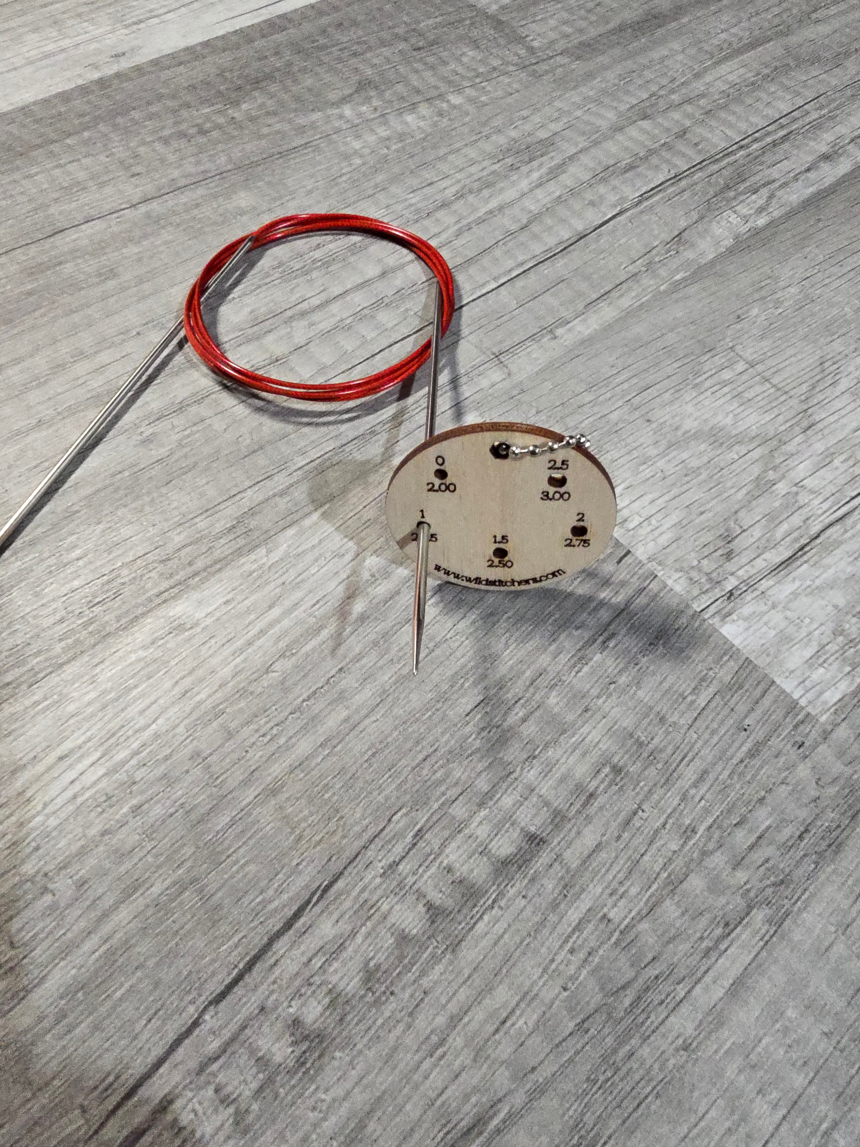 Knitting Needle Gauge - gift for knitters