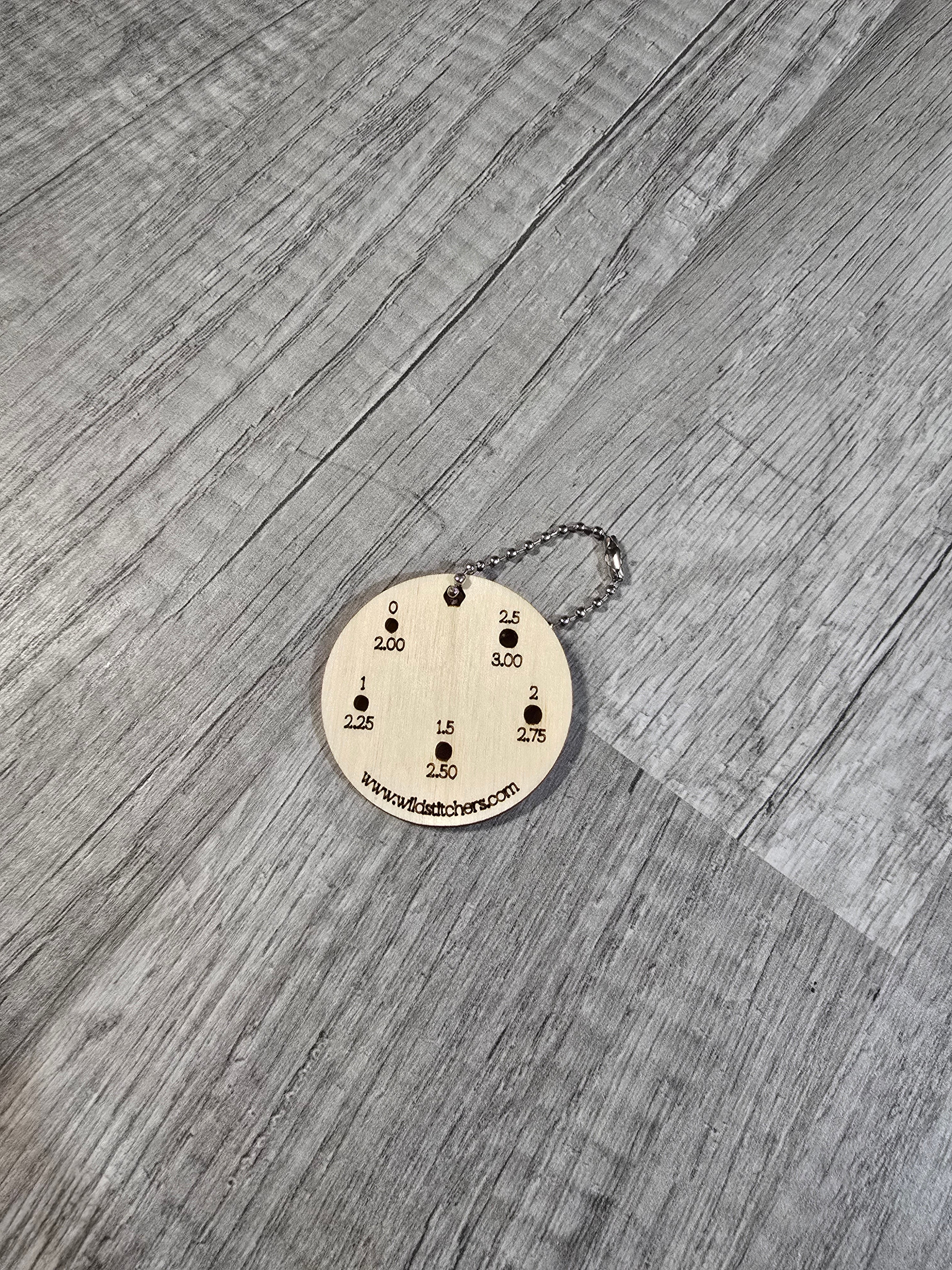 Knitting Needle Gauge - gift for knitters