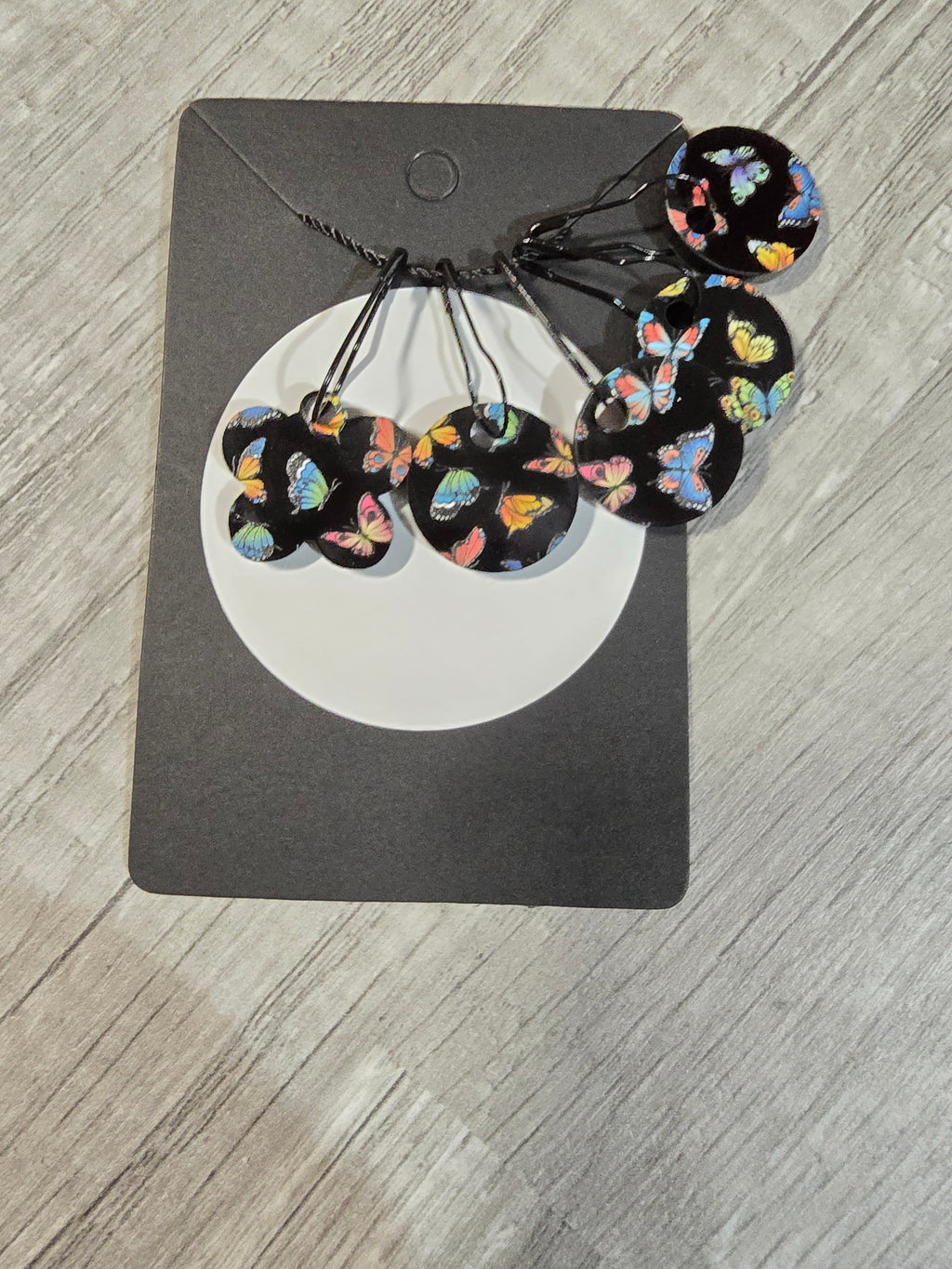 Stitch Marker Sets - Wood and Acrylic for knit or crochet