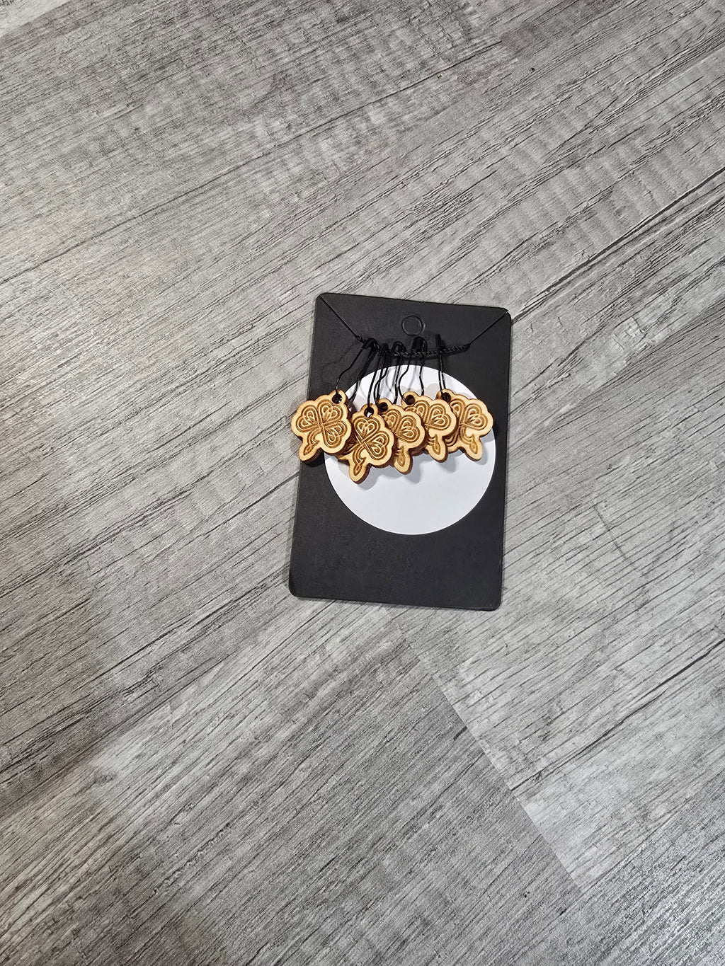 Stitch Marker Sets - Wood and Acrylic for knit or crochet