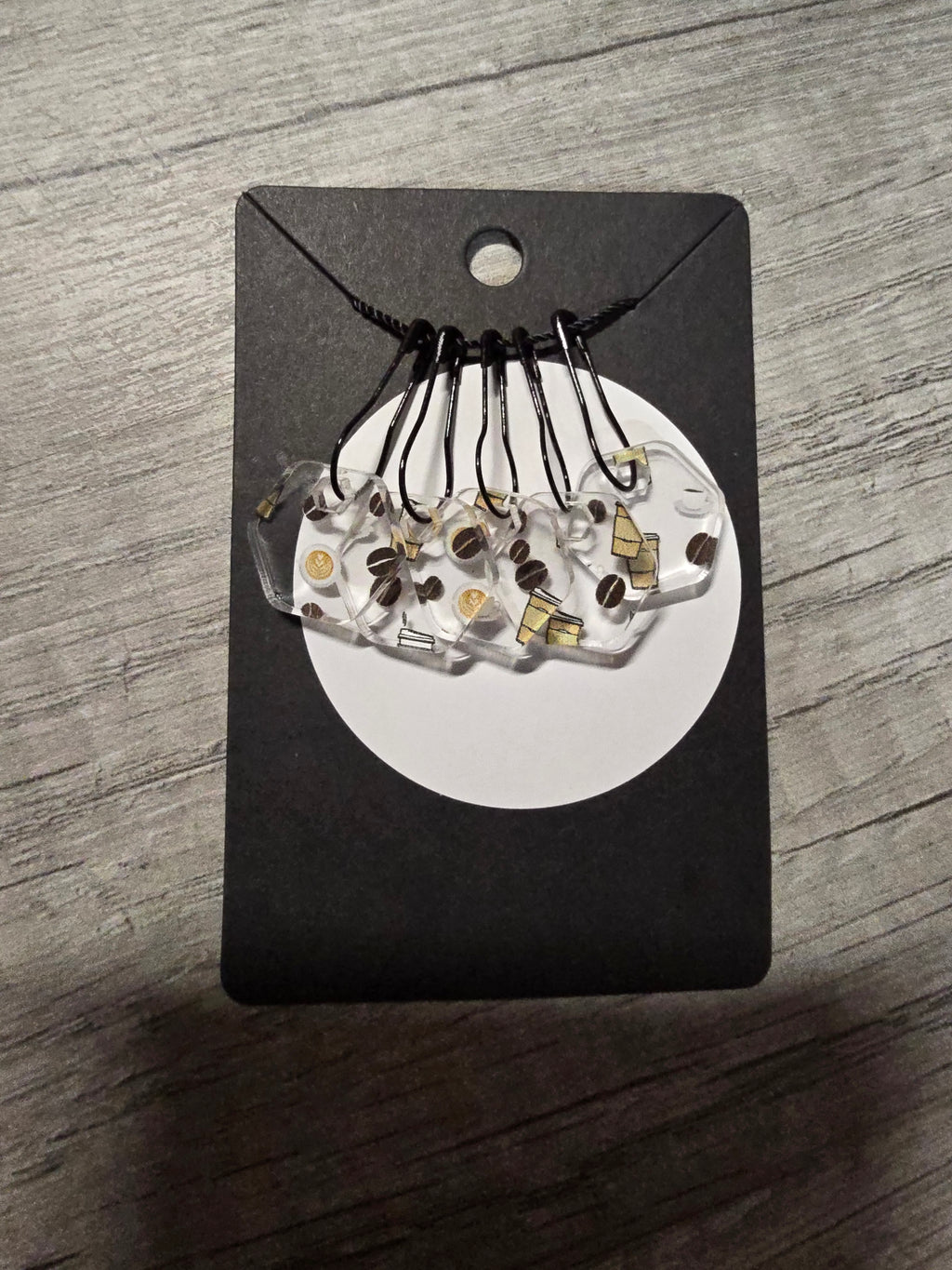 Stitch Marker Sets - Wood and Acrylic for knit or crochet