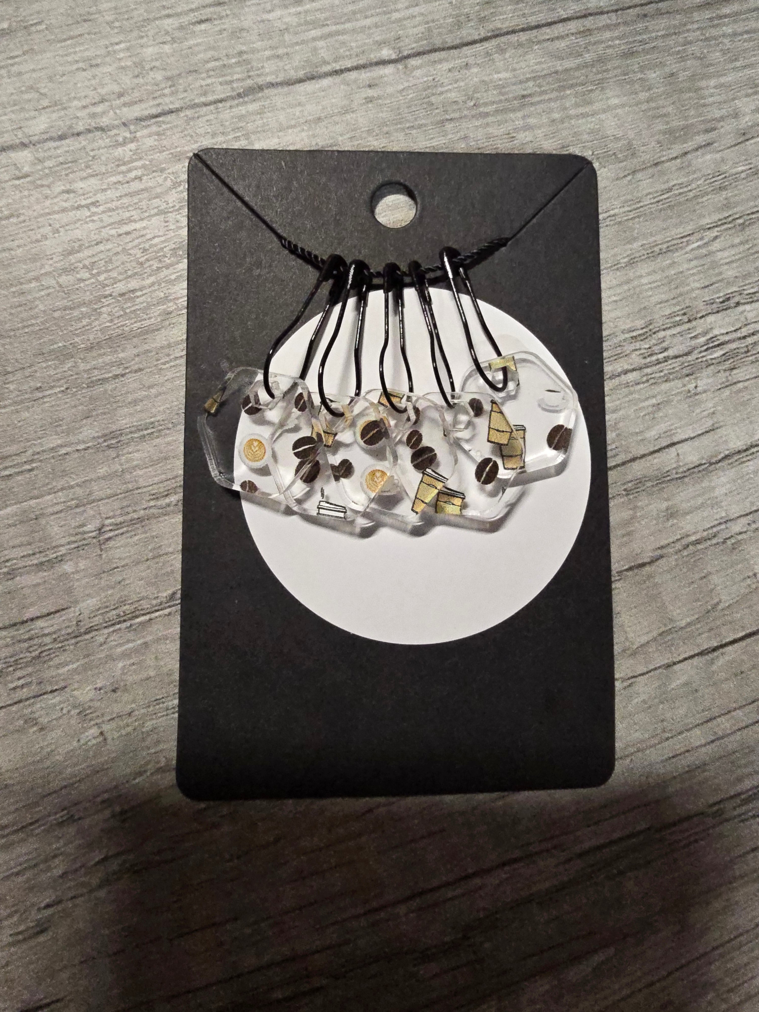 Stitch Marker Sets - Wood and Acrylic for knit or crochet