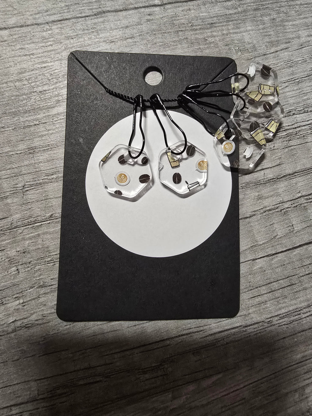 Stitch Marker Sets - Wood and Acrylic for knit or crochet