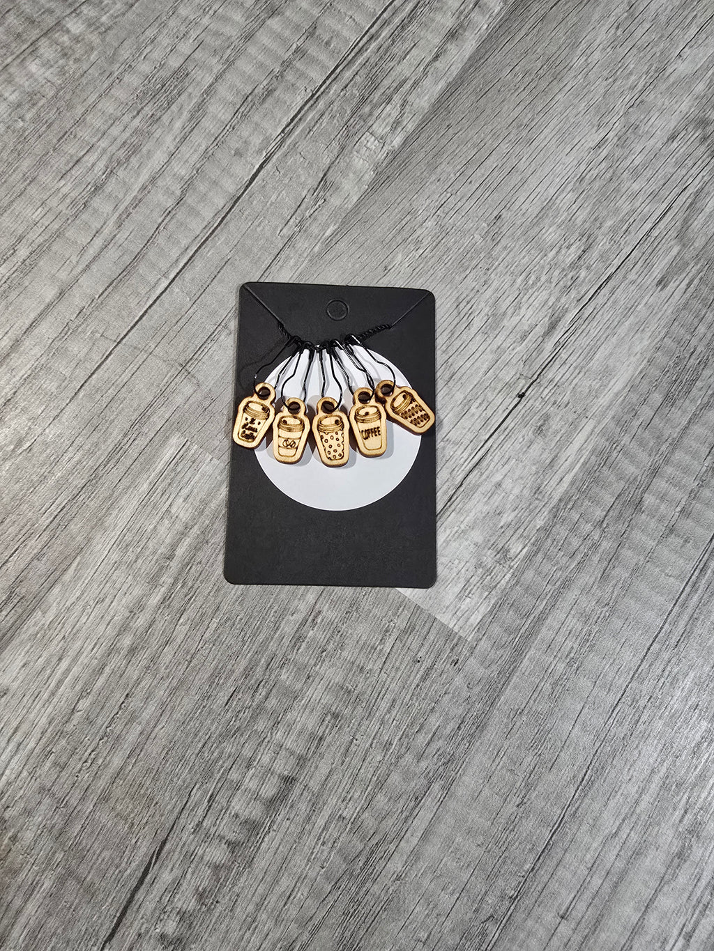 Stitch Marker Sets - Wood and Acrylic for knit or crochet