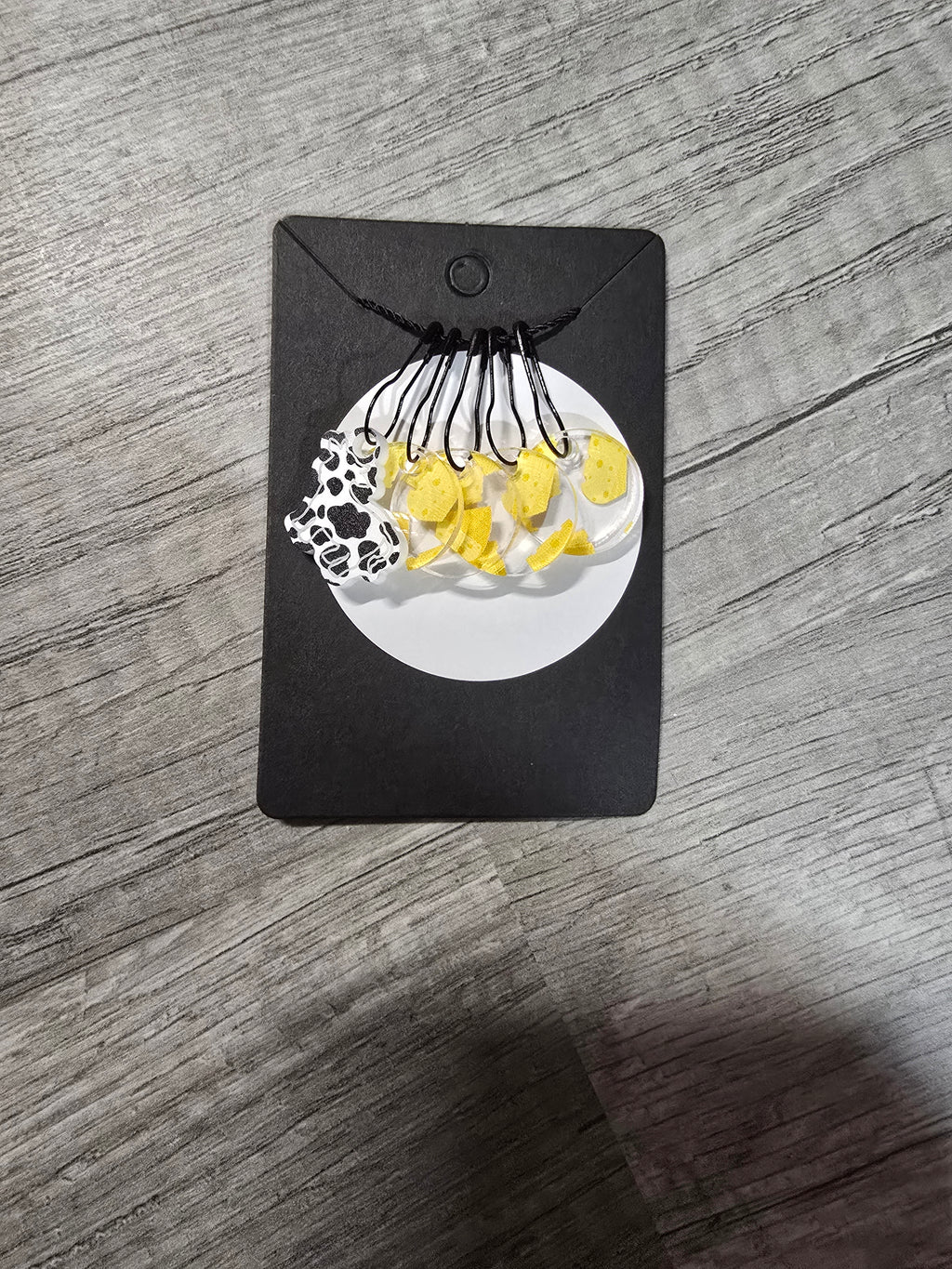 Stitch Marker Sets - Wood and Acrylic for knit or crochet