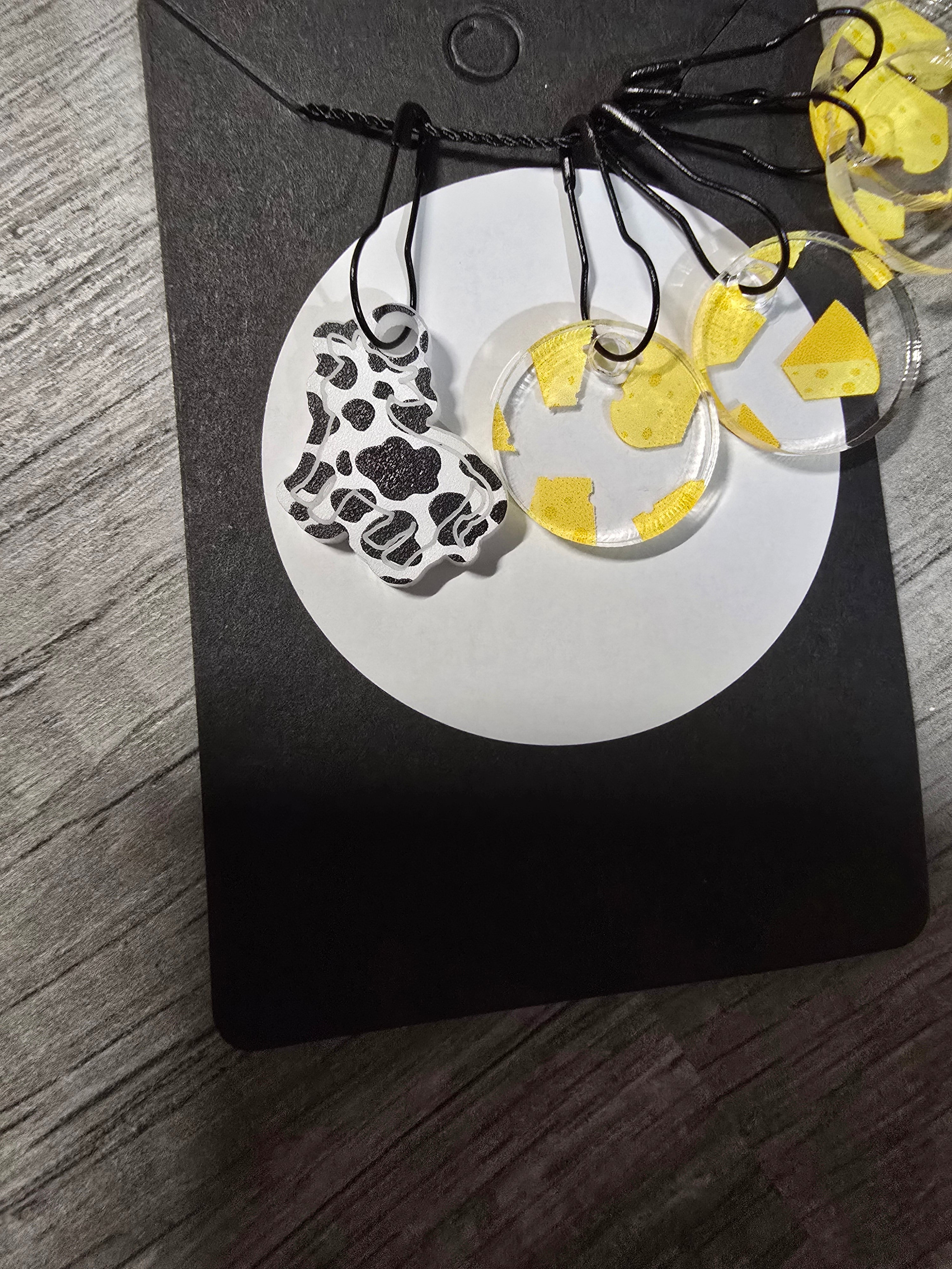 Stitch Marker Sets - Wood and Acrylic for knit or crochet