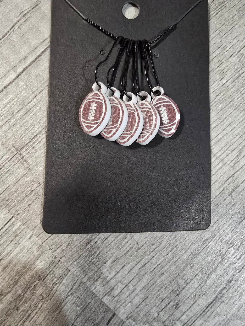 Stitch Marker Sets - Wood and Acrylic for knit or crochet