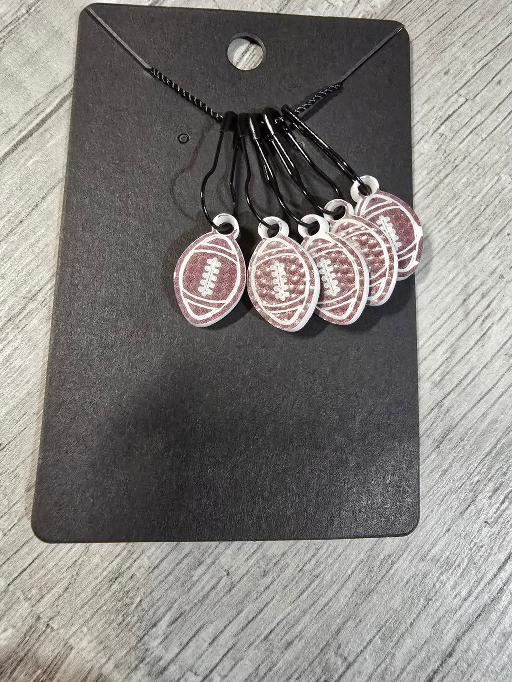 Stitch Marker Sets - Wood and Acrylic for knit or crochet