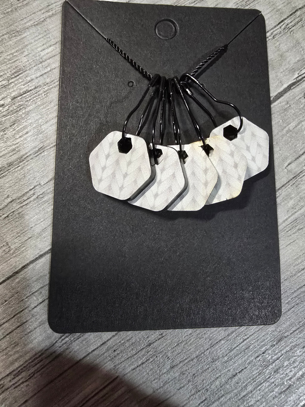 Stitch Marker Sets - Wood and Acrylic for knit or crochet