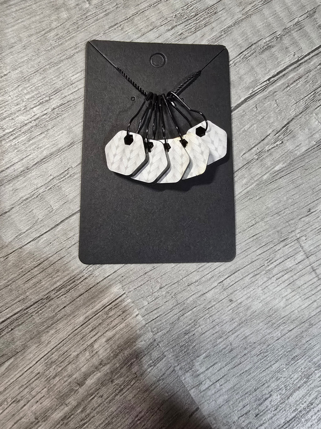 Stitch Marker Sets - Wood and Acrylic for knit or crochet