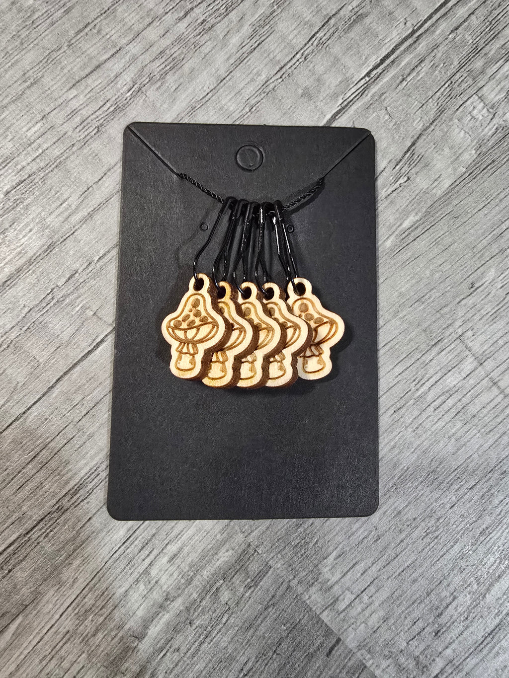 Stitch Marker Sets - Wood and Acrylic for knit or crochet