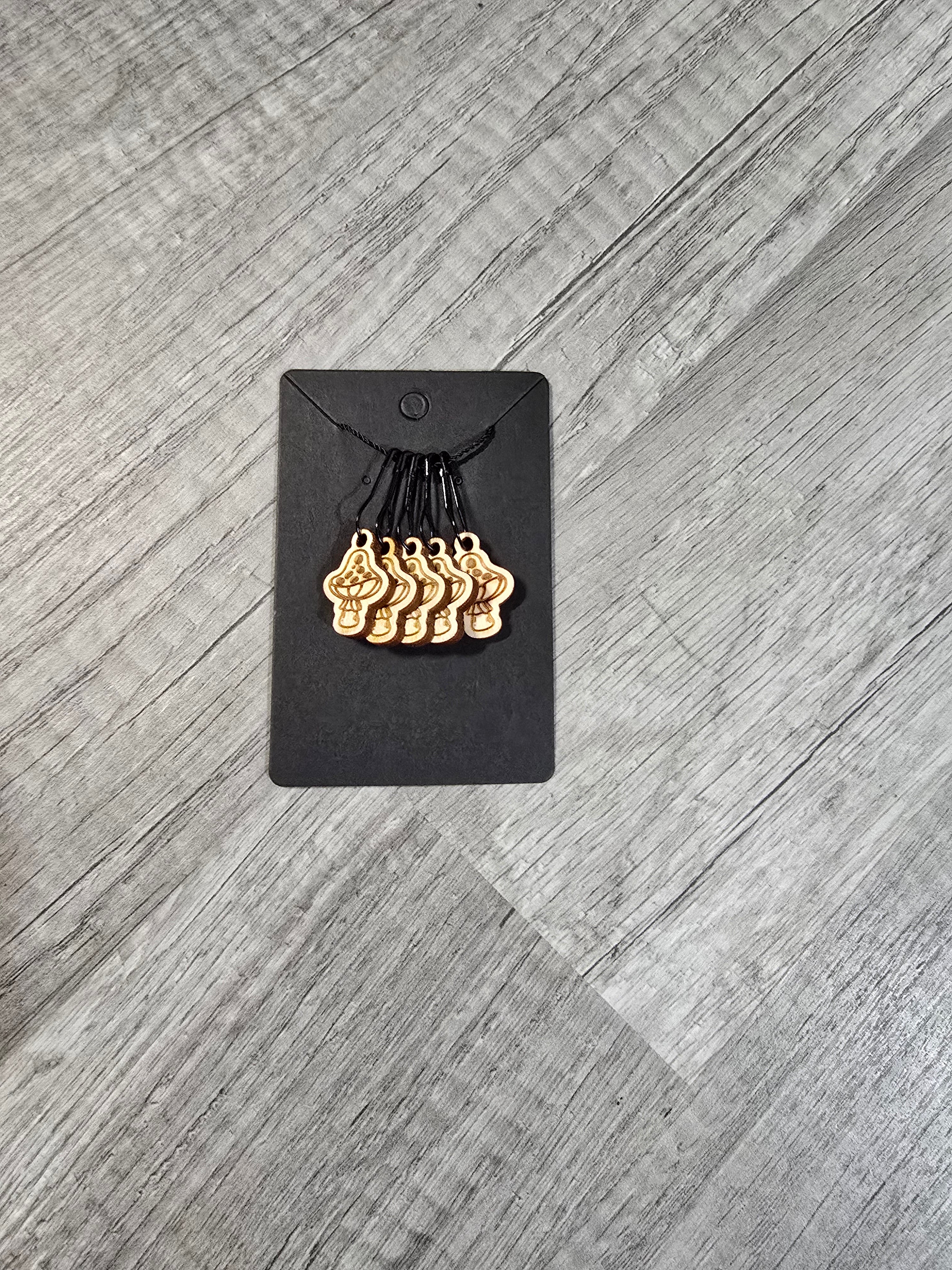 Stitch Marker Sets - Wood and Acrylic for knit or crochet