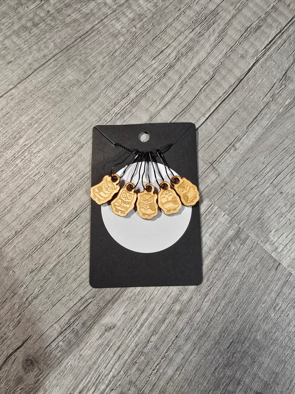 Stitch Marker Sets - Wood and Acrylic for knit or crochet