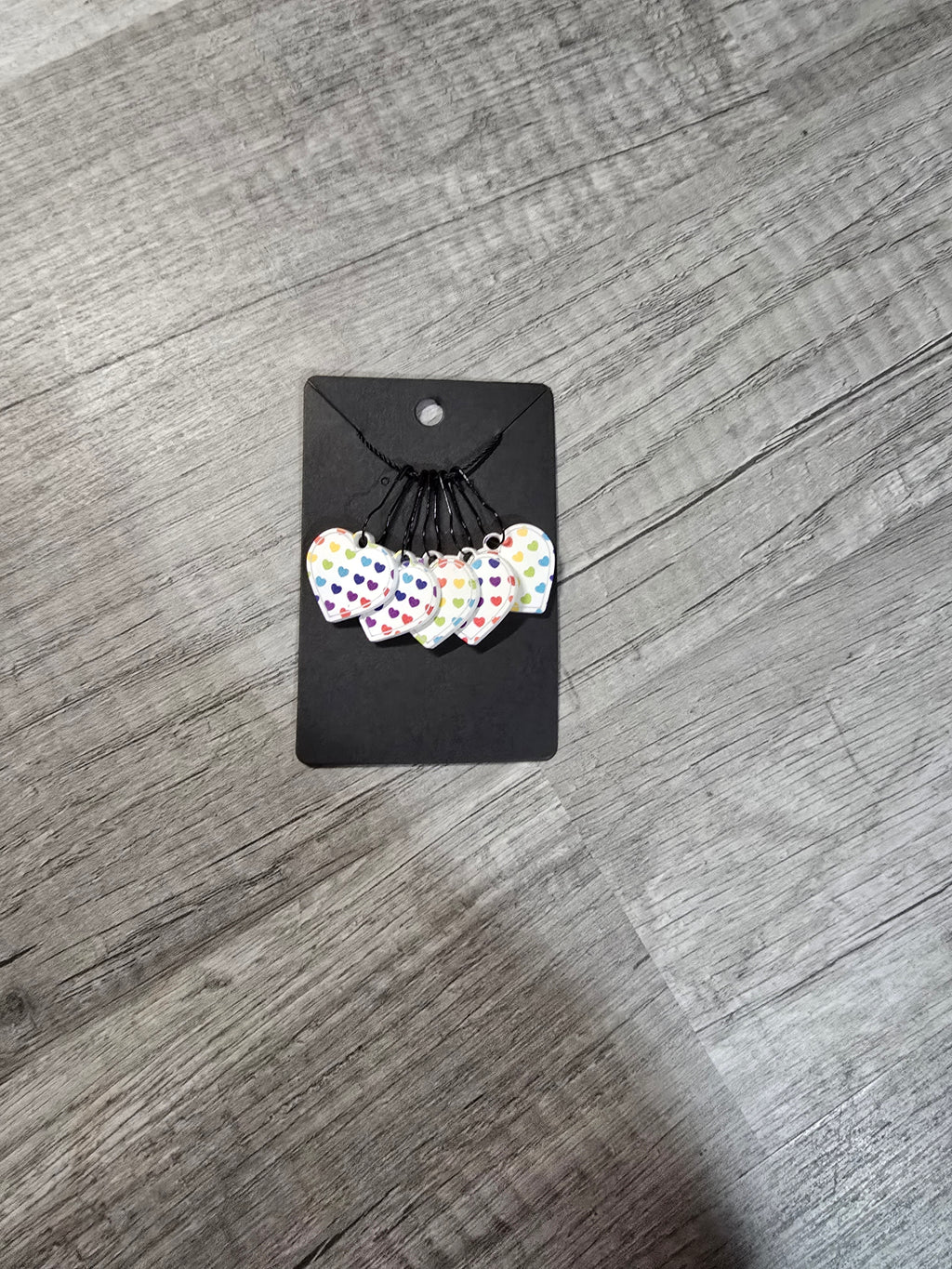 Stitch Marker Sets - Wood and Acrylic for knit or crochet