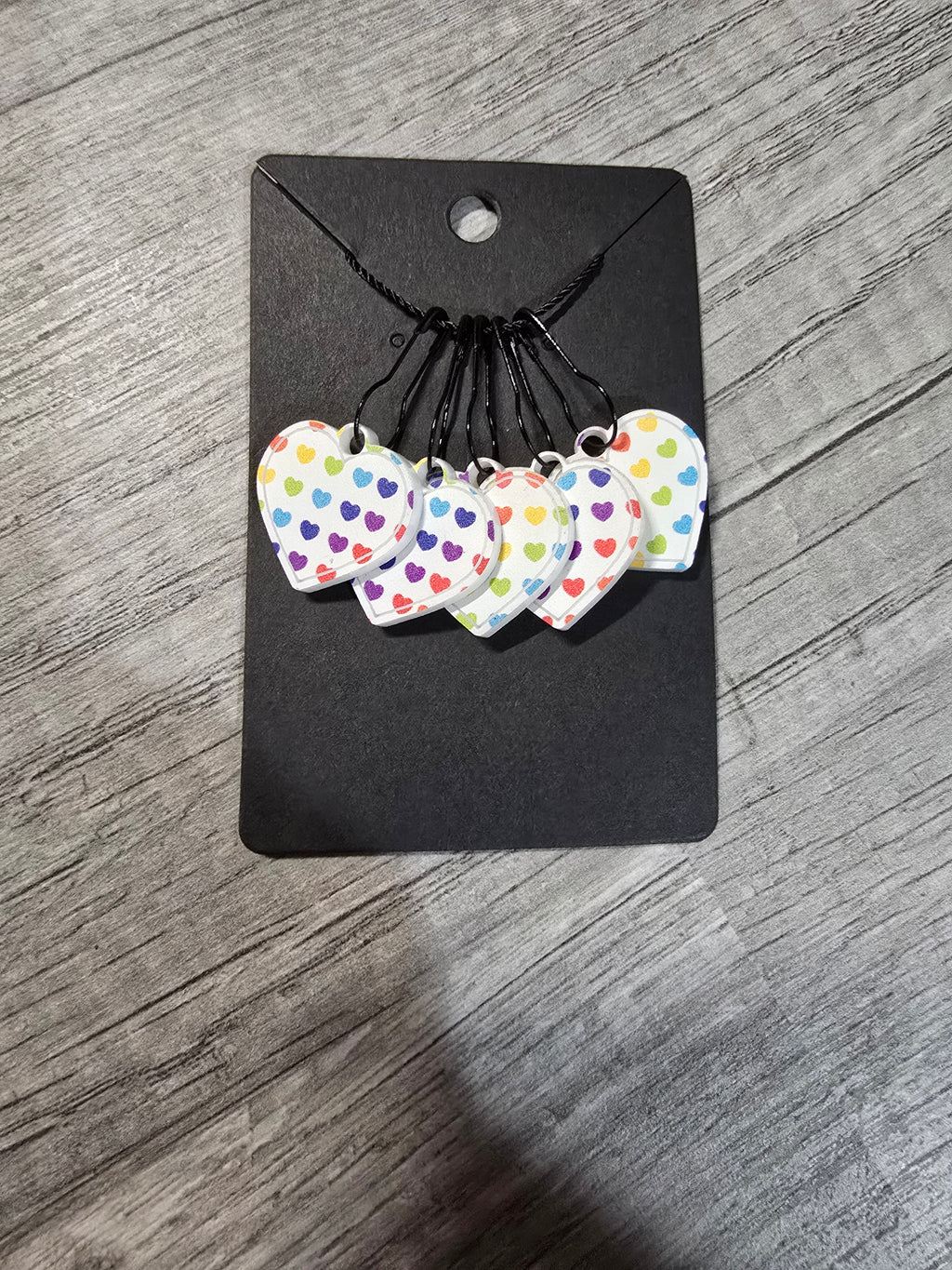 Stitch Marker Sets - Wood and Acrylic for knit or crochet