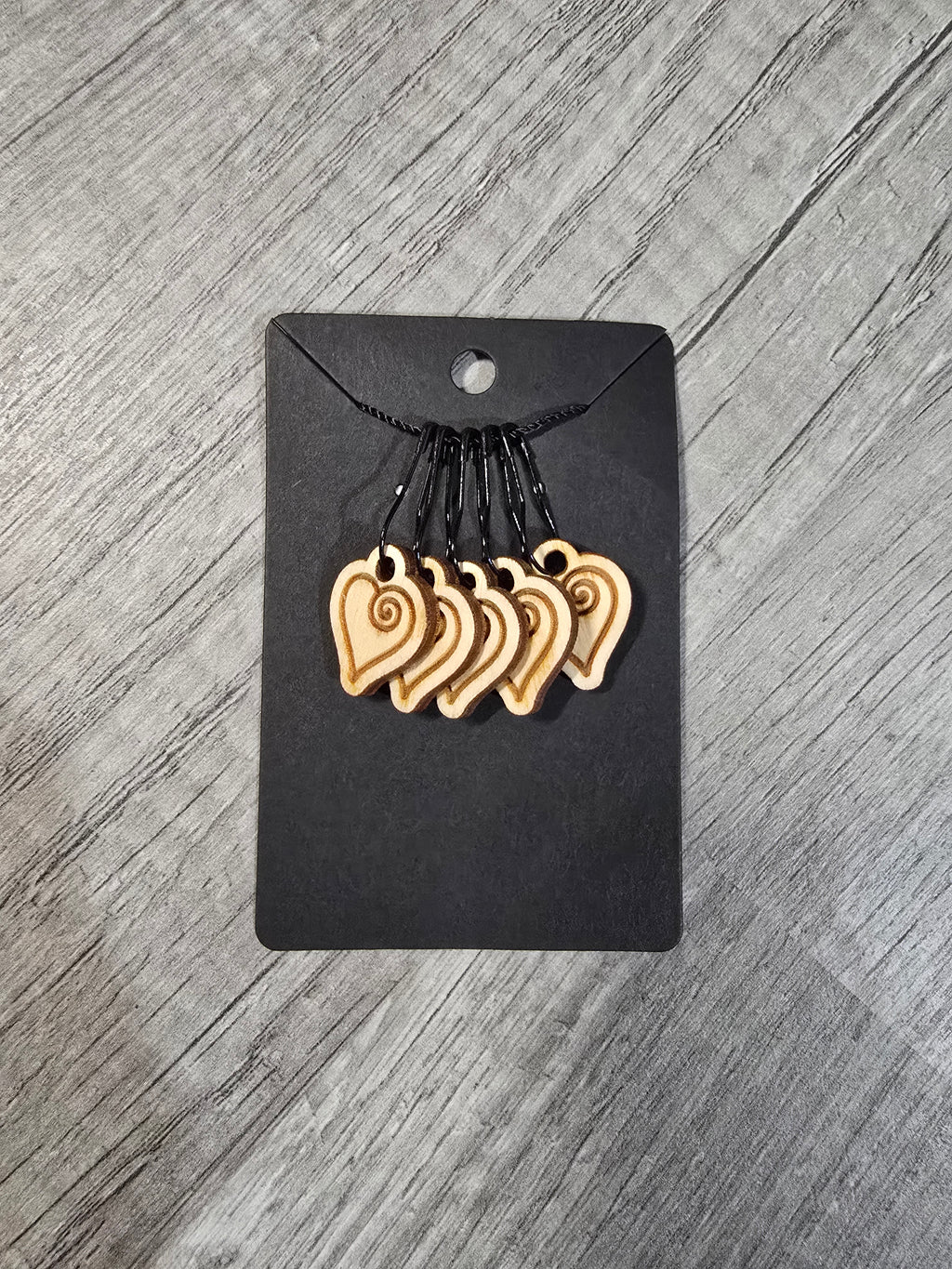 Stitch Marker Sets - Wood and Acrylic for knit or crochet