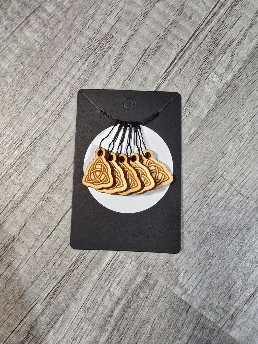 Stitch Marker Sets - Wood and Acrylic for knit or crochet