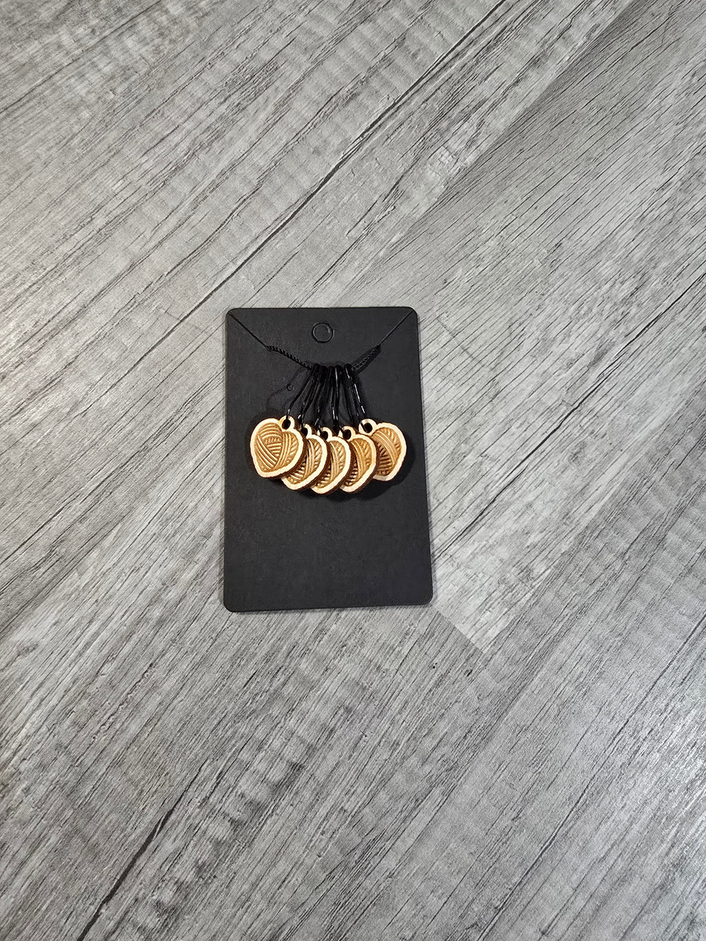 Stitch Marker Sets - Wood and Acrylic for knit or crochet