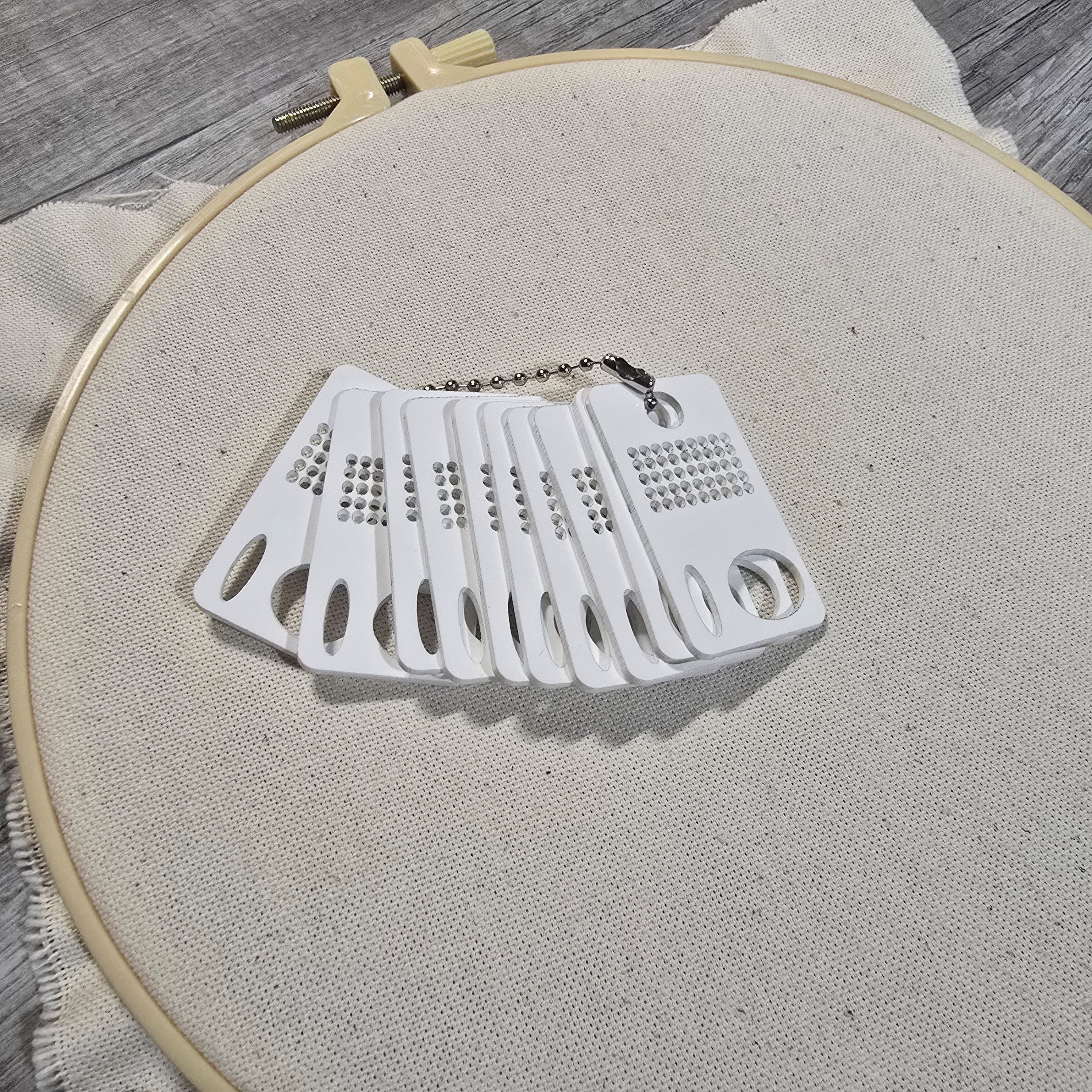 Reusable Acrylic Floss Drops | Embroidery Thread Organizer | Wild Stitchers