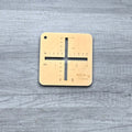 Swatch Gauge Tool for Knitting & Crochet – Stitch Gauge Ruler for Measuring Stitches and Rows