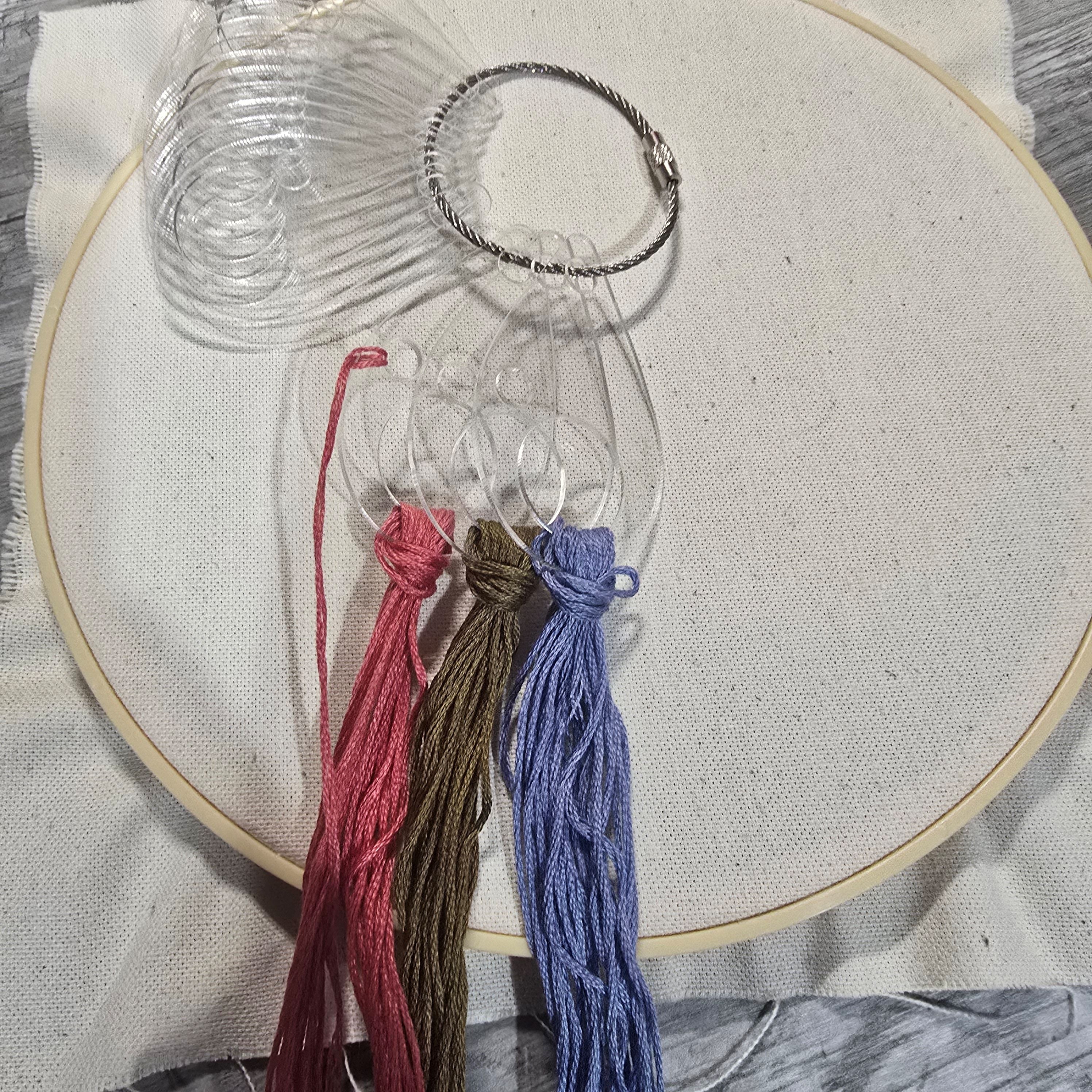 Reusable Acrylic Floss Drops | Embroidery Thread Organizer | Wild Stitchers
